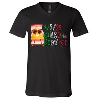 Cinco De Mayo Funny Math Nerds 5525 Cinco De Root-o V-Neck T-Shirt