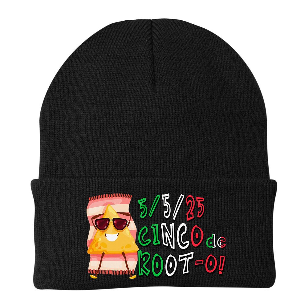 Cinco De Mayo Funny Math Nerds 5525 Cinco De Root-o Beanie