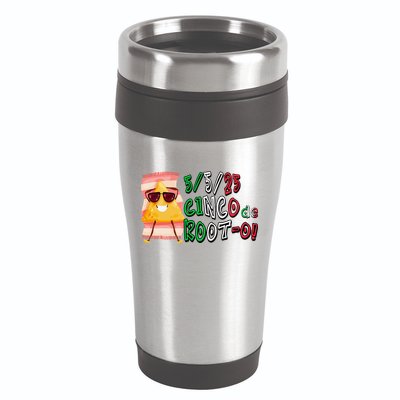 Cinco De Mayo Funny Math Nerds 5525 Cinco De Root-o 16oz Travel Tumbler