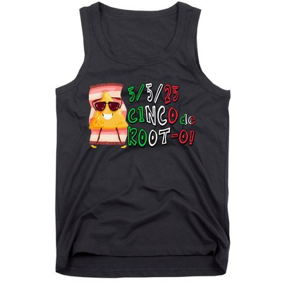 Cinco De Mayo Funny Math Nerds 5525 Cinco De Root-o Tank Top