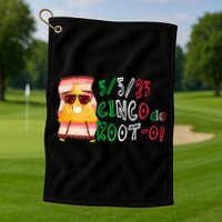 Cinco De Mayo Funny Math Nerds 5525 Cinco De Root-o Golf Towel