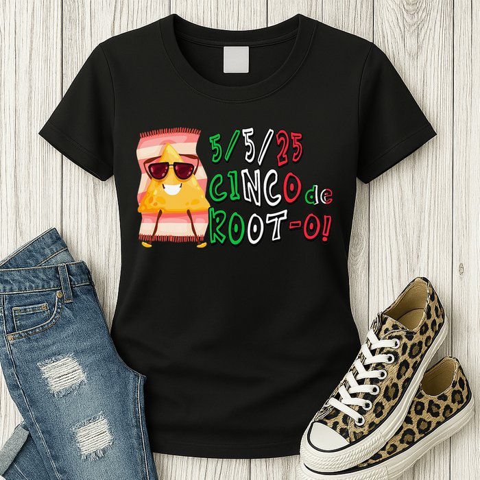 Cinco De Mayo Funny Math Nerds 5525 Cinco De Root-o Womens T-Shirt
