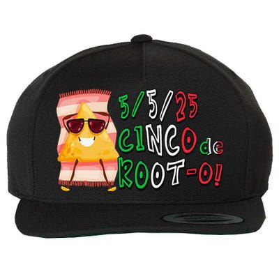 Cinco De Mayo Funny Math Nerds 5525 Cinco De Root-o Wool Snapback Cap