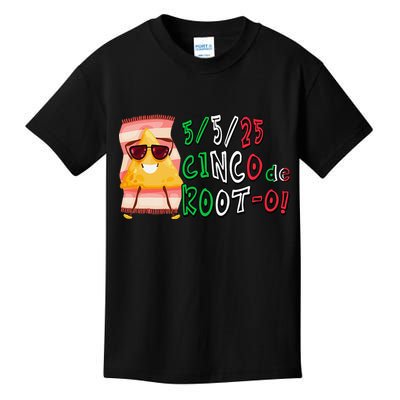 Cinco De Mayo Funny Math Nerds 5525 Cinco De Root-o Kids T-Shirt