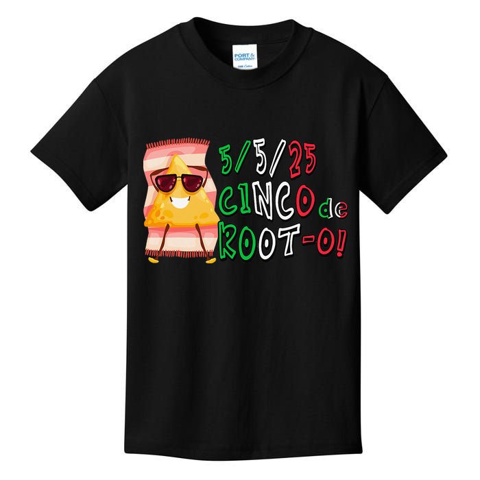 Cinco De Mayo Funny Math Nerds 5525 Cinco De Root-o Kids T-Shirt