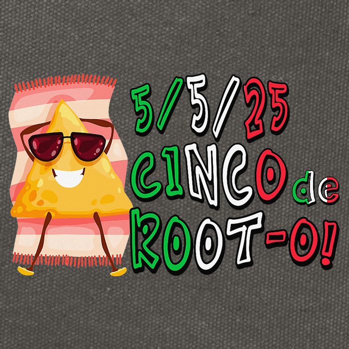 Cinco De Mayo Funny Math Nerds 5525 Cinco De Root-o Cotton Canvas Backpack