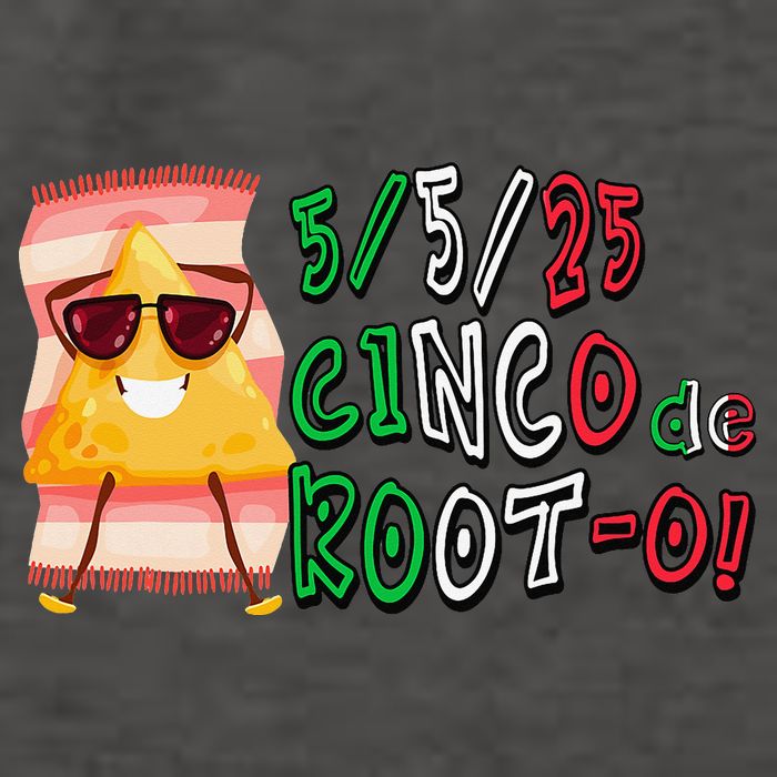 Cinco De Mayo Funny Math Nerds 5525 Cinco De Root-o Vector Backpack