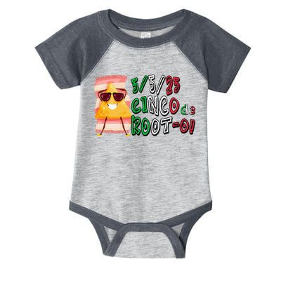 Cinco De Mayo Funny Math Nerds 5525 Cinco De Root-o Infant Baby Jersey Bodysuit