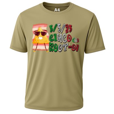 Cinco De Mayo Funny Math Nerds 5525 Cinco De Root-o Cooling Performance Crew T-Shirt