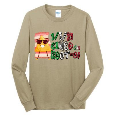 Cinco De Mayo Funny Math Nerds 5525 Cinco De Root-o Tall Long Sleeve T-Shirt