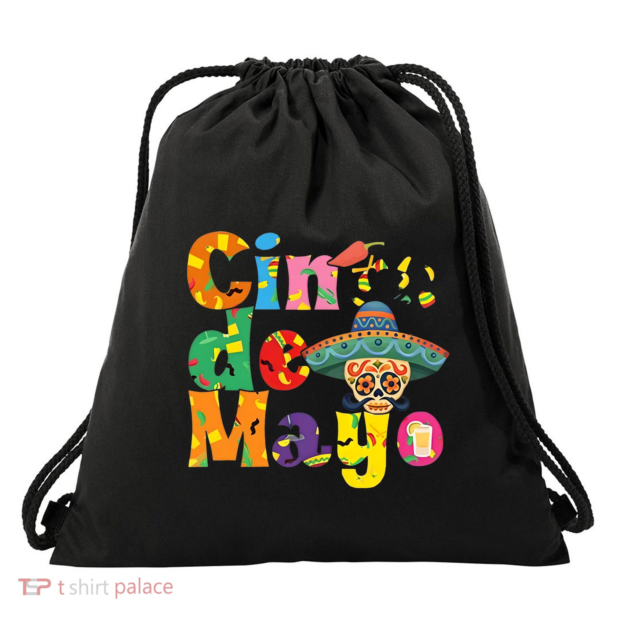 Cinco De Mayo Mexican Day Celebration Drawstring Bag