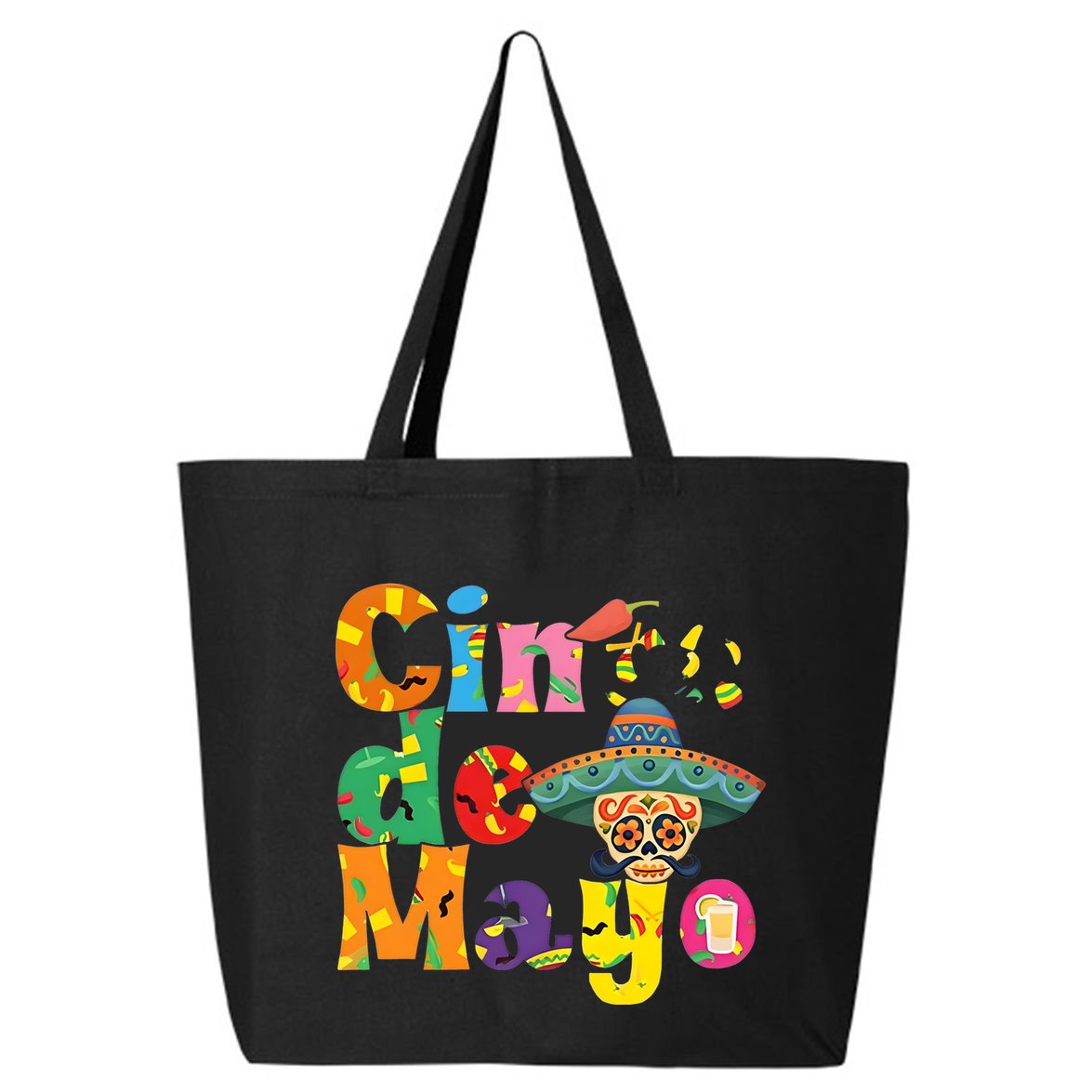 Cinco De Mayo Mexican Day Celebration 25L Jumbo Tote