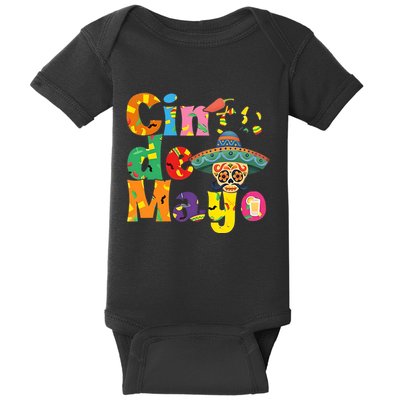 Cinco De Mayo Mexican Day Celebration Baby Bodysuit