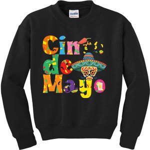 Cinco De Mayo Mexican Day Celebration Kids Sweatshirt