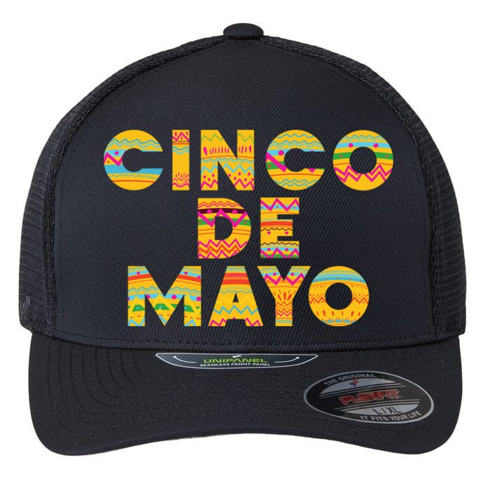 Cinco De Mayo Fiesta Holiday Flexfit Unipanel Trucker Cap