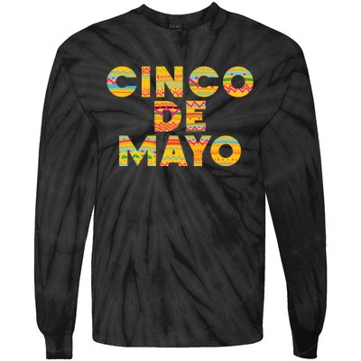 Cinco De Mayo Fiesta Holiday Tie-Dye Long Sleeve Shirt