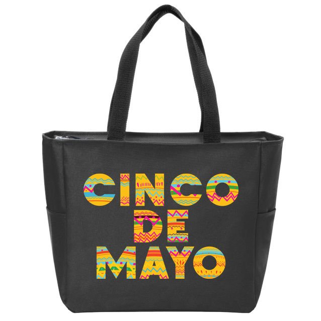 Cinco De Mayo Fiesta Holiday Zip Tote Bag