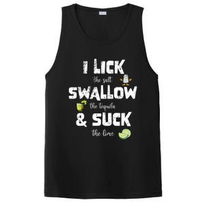 Cinco De Mayo Funny I Lick Salt Swallow Tequila Suck Lime Gift PosiCharge Competitor Tank