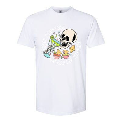 Chippin Dippin Margarita Sippin Skull Softstyle CVC T-Shirt