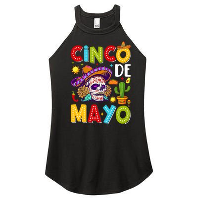 Cinco De Mayo Mexican Fiesta 5 De Mayo For Mexican Women’s Perfect Tri Rocker Tank