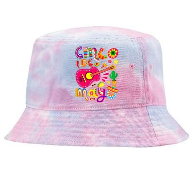 Cinco De Mayo Mexican Fiesta 5 De Mayo Tie-Dyed Bucket Hat