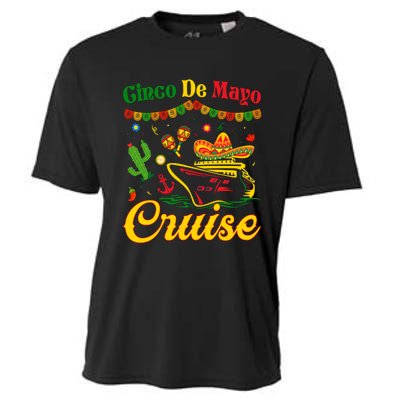 Cinco De Mayo Cruise Squad Fiesta Squad Matching Team Cruising Cooling Performance Crew T-Shirt