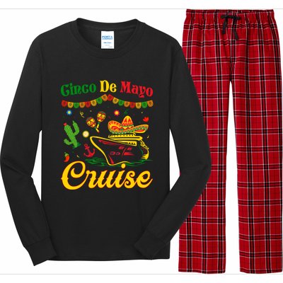 Cinco De Mayo Cruise Squad Fiesta Squad Matching Team Cruising Long Sleeve Pajama Set