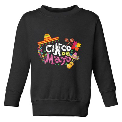 Cinco De Mayo Mexican Fiesta 5 De Mayo Toddler Sweatshirt