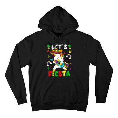 Cinco De Mayo Party Lets Fiesta Dancing Mexican Unicorn Hoodie