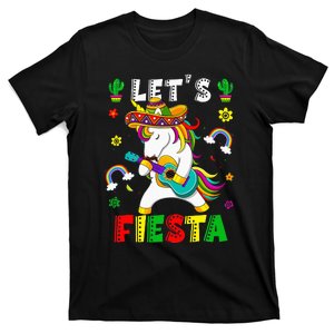 Cinco De Mayo Party Lets Fiesta Dancing Mexican Unicorn T-Shirt