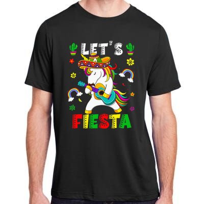 Cinco De Mayo Party Lets Fiesta Dancing Mexican Unicorn Adult ChromaSoft Performance T-Shirt