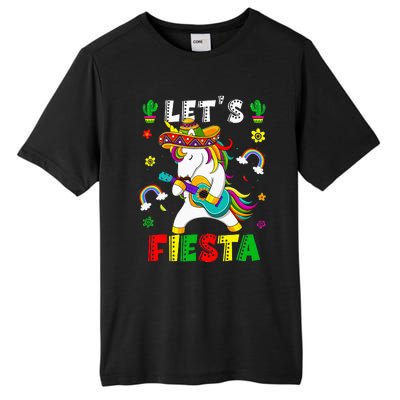 Cinco De Mayo Party Lets Fiesta Dancing Mexican Unicorn Tall Fusion ChromaSoft Performance T-Shirt