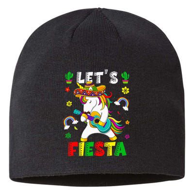 Cinco De Mayo Party Lets Fiesta Dancing Mexican Unicorn Sustainable Beanie