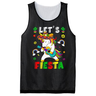 Cinco De Mayo Party Lets Fiesta Dancing Mexican Unicorn Mesh Reversible Basketball Jersey Tank