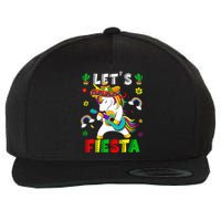 Cinco De Mayo Party Lets Fiesta Dancing Mexican Unicorn Wool Snapback Cap