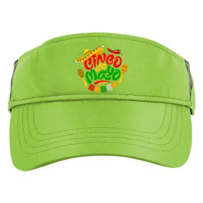 Cinco De Mayo Celebration Fiesta Adult Drive Performance Visor