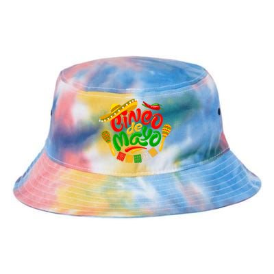 Cinco De Mayo Celebration Fiesta Tie Dye Newport Bucket Hat