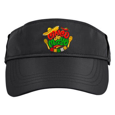 Cinco De Mayo Celebration Fiesta Adult Drive Performance Visor