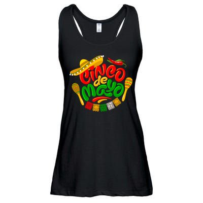 Cinco De Mayo Celebration Fiesta Ladies Essential Flowy Tank