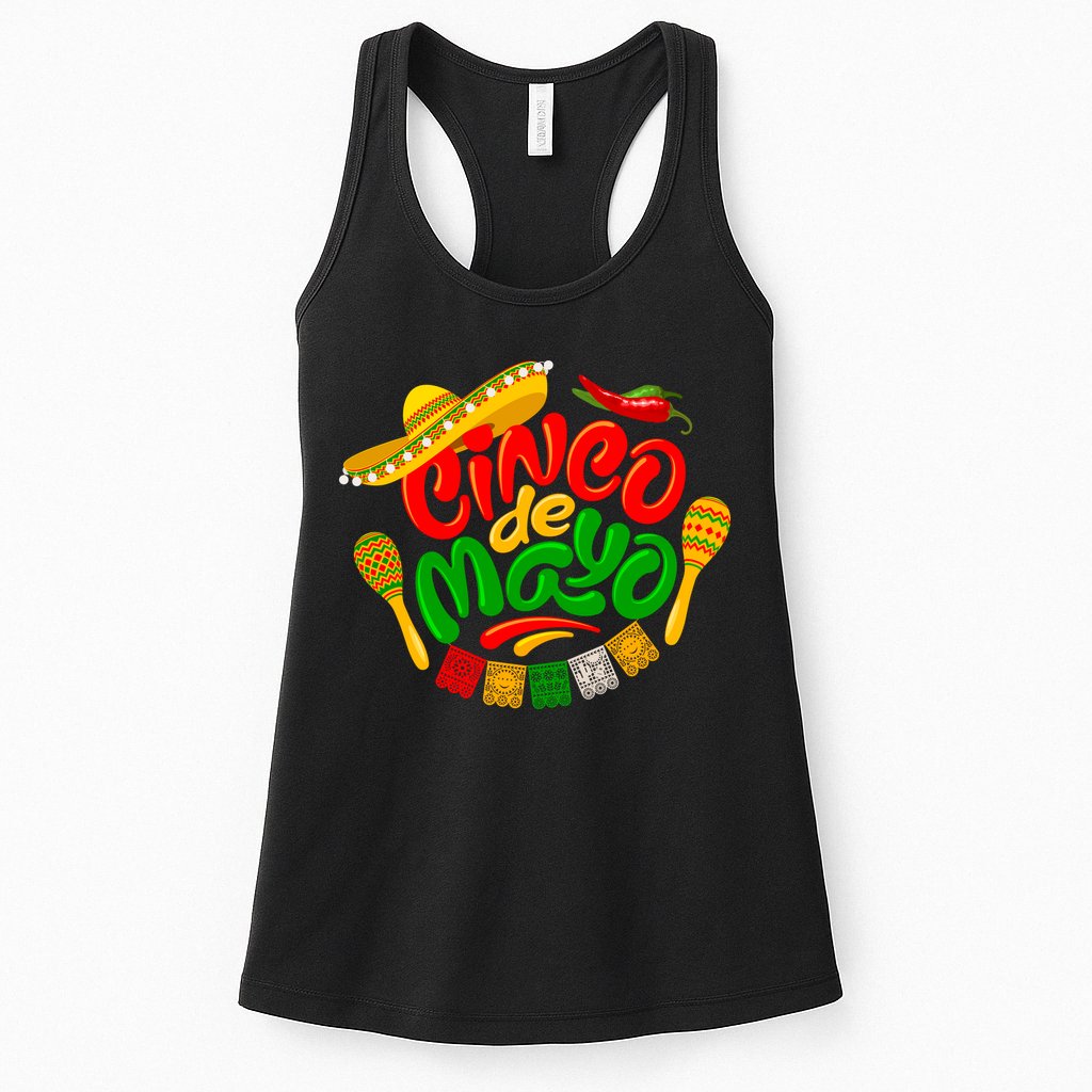 Cinco De Mayo Celebration Fiesta Womens Tank Top