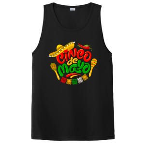 Cinco De Mayo Celebration Fiesta PosiCharge Competitor Tank