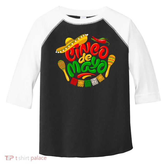 Cinco De Mayo Celebration Fiesta Toddler Fine Jersey T-Shirt