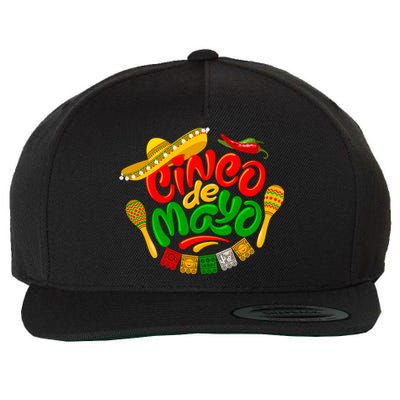 Cinco De Mayo Celebration Fiesta Wool Snapback Cap