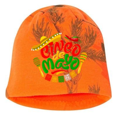 Cinco De Mayo Celebration Fiesta Kati - Camo Knit Beanie