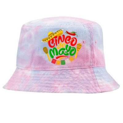 Cinco De Mayo Celebration Fiesta Tie-Dyed Bucket Hat