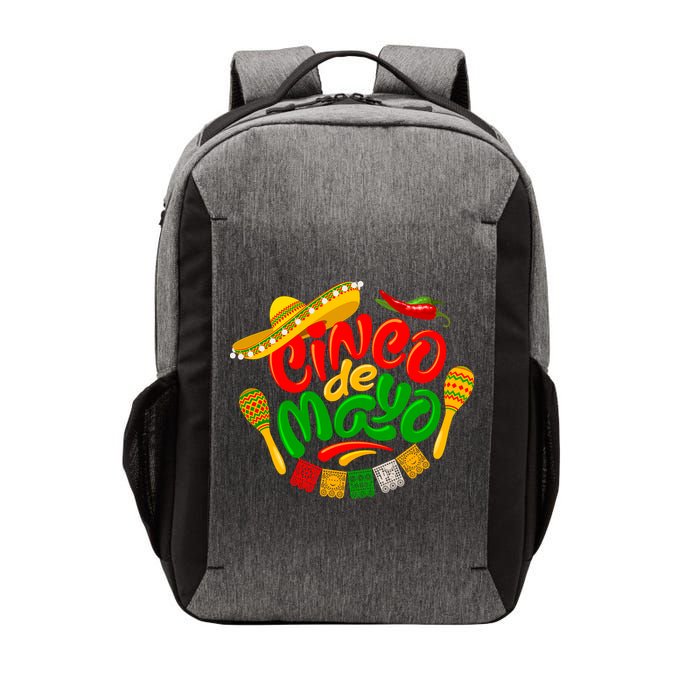 Cinco De Mayo Celebration Fiesta Vector Backpack