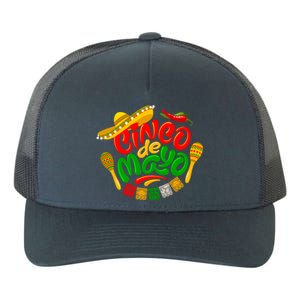 Cinco De Mayo Celebration Fiesta Yupoong Adult 5-Panel Trucker Hat