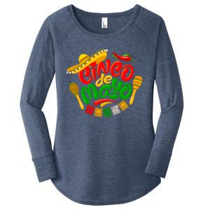 Cinco De Mayo Celebration Fiesta Women's Perfect Tri Tunic Long Sleeve Shirt