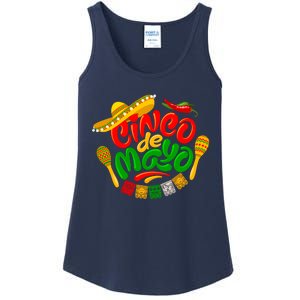 Cinco De Mayo Celebration Fiesta Ladies Essential Tank