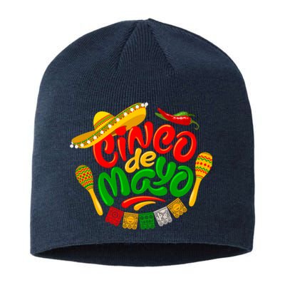 Cinco De Mayo Celebration Fiesta Sustainable Beanie